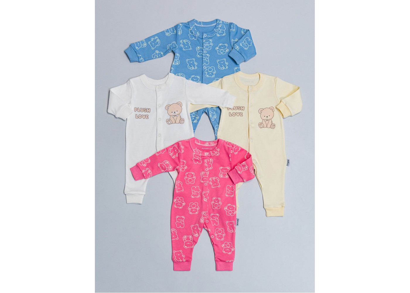 КОМБИНЕЗОН МИШУТКА (интерлок) КЛ.310.034.0.123.005/006 КОМБИНЕЗОН МИШУТКА (интерлок) КЛ.310.034.0.123.005/006